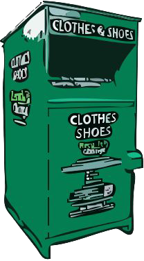 Recycle for Change donation collection box